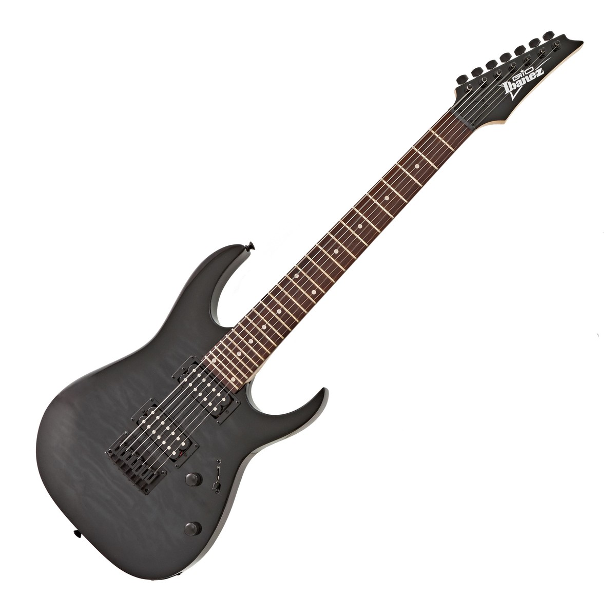 Ibanez GRG7221QA GIO, Transparent Black Sunburst In Stock