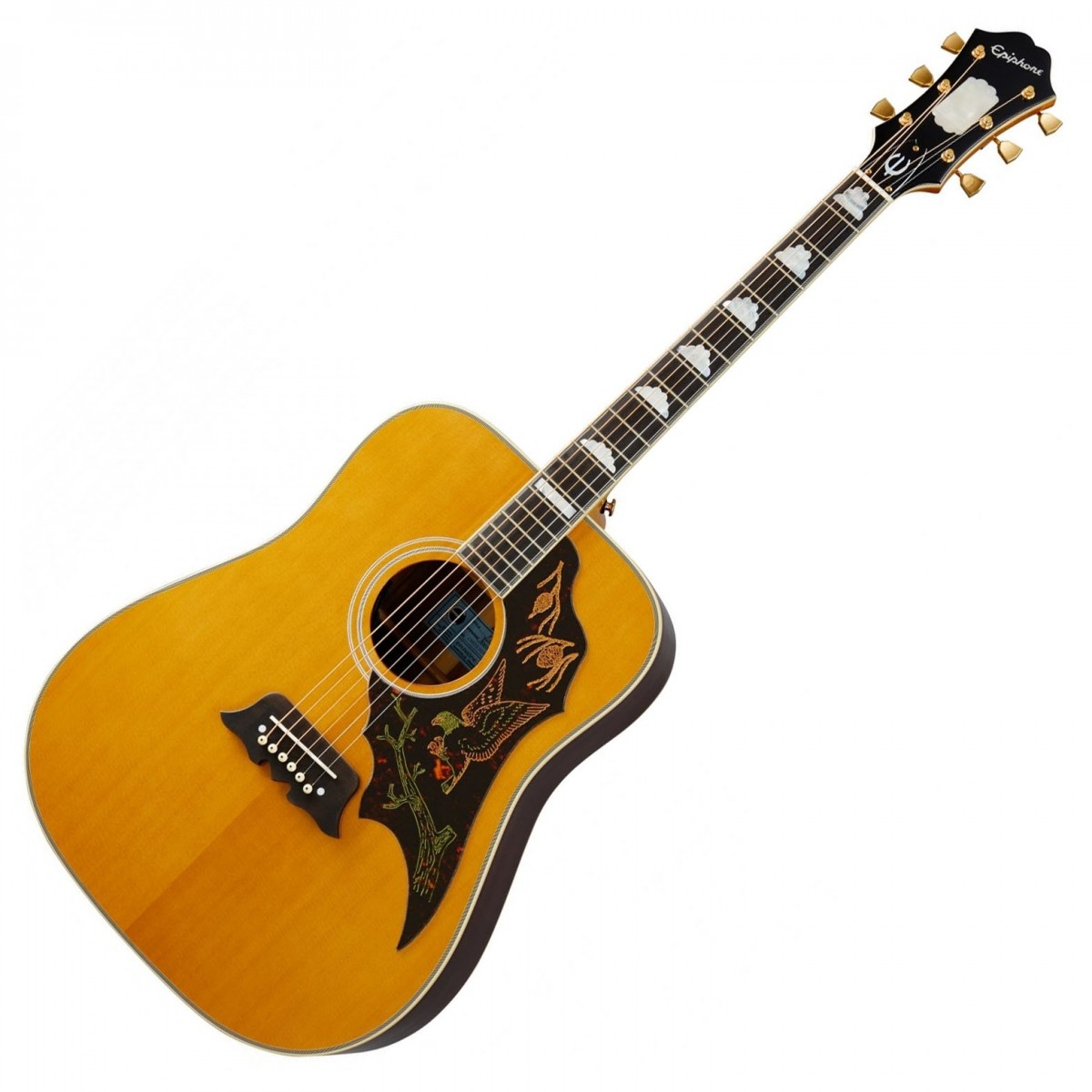 Epiphone Masterbilt Excellente Electro Acoustic, Antique Natural In Stock