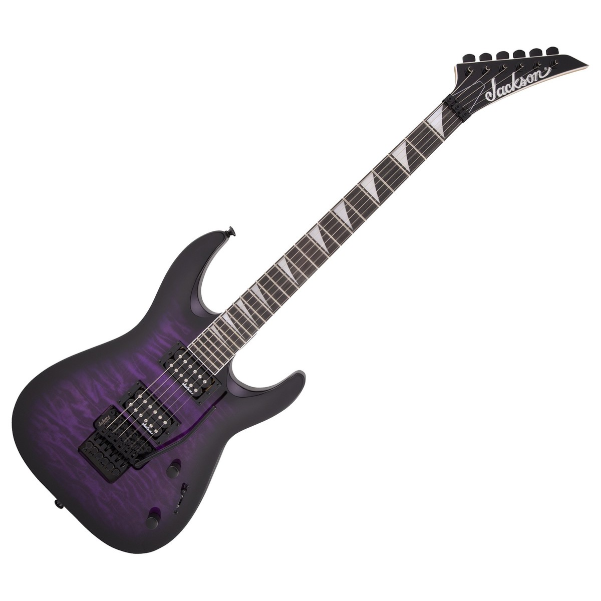 Jackson JS Series Dinky Arch Top JS32Q DKA, Transparent Purple Burst In Stock