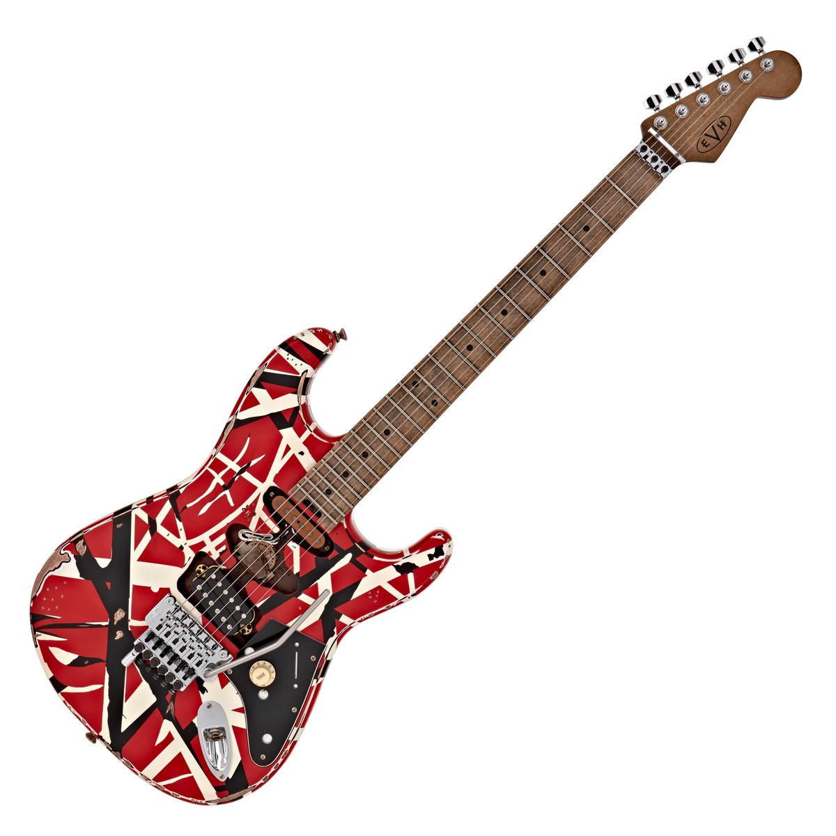 EVH Striped Frankie, Red/White/Black In Stock