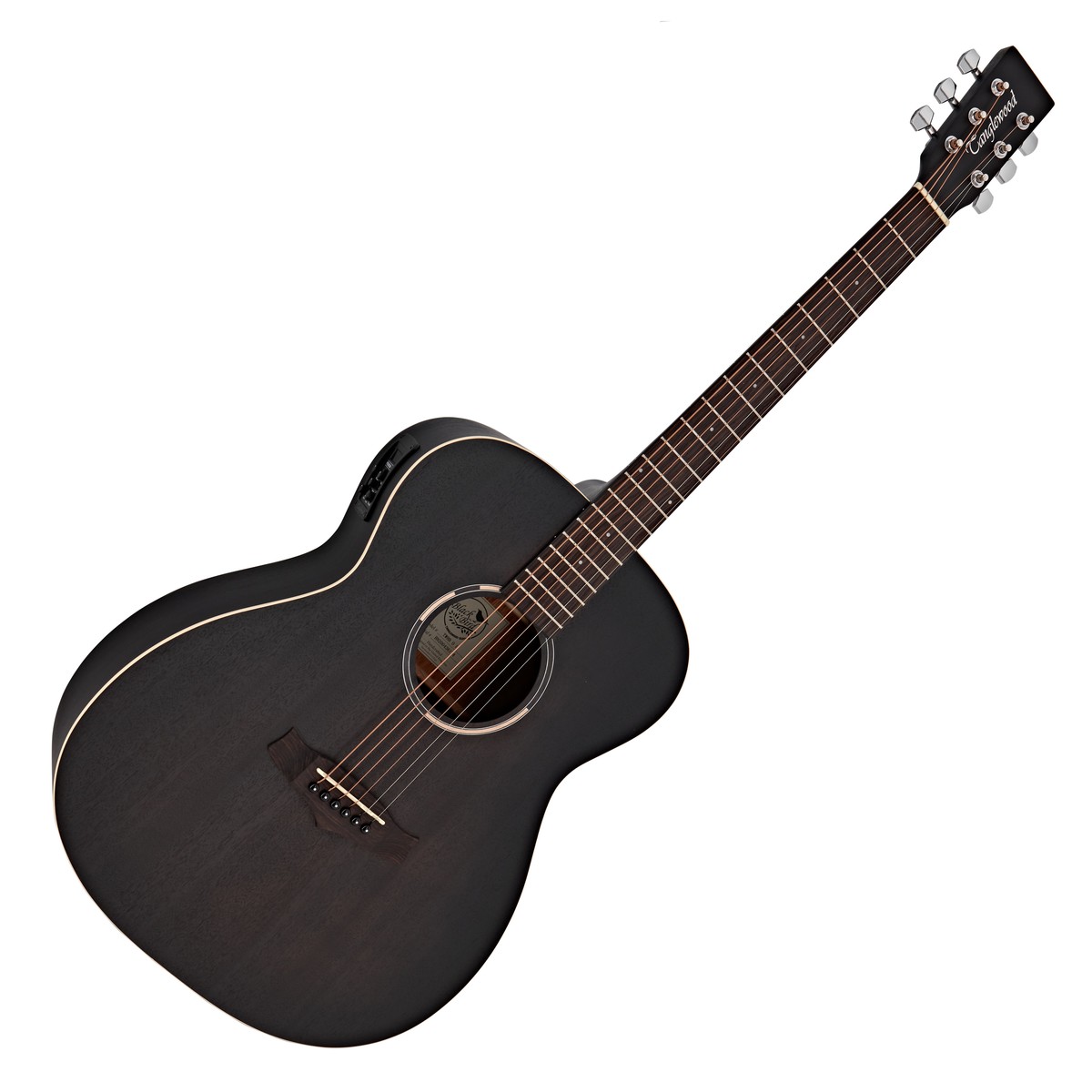 Tanglewood TWBB OE Blackbird Folk Electro Acoustic, Smoke Black Satin In Stock