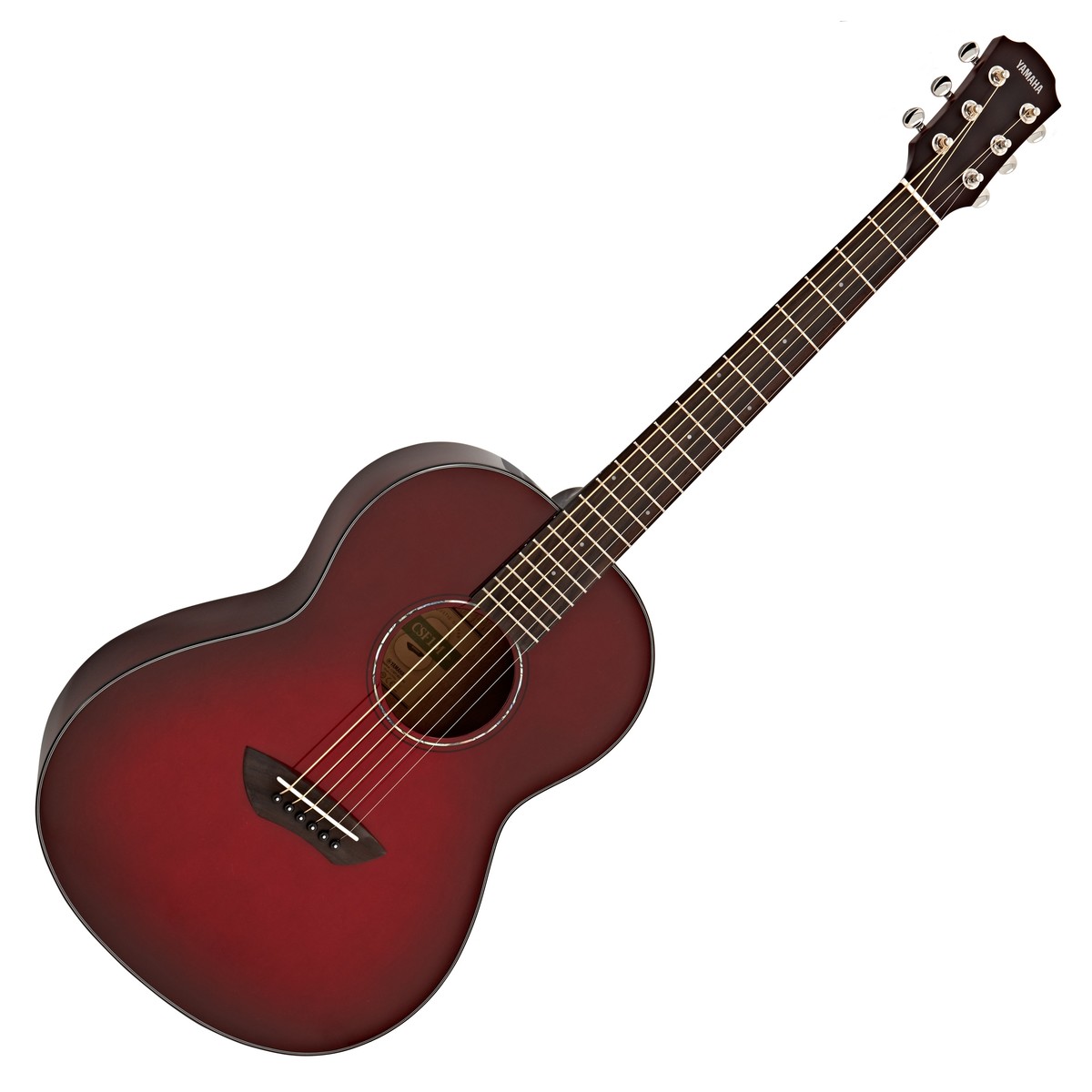 Yamaha CSF1M Travel Guitar, Crimson Red Burst In Stock