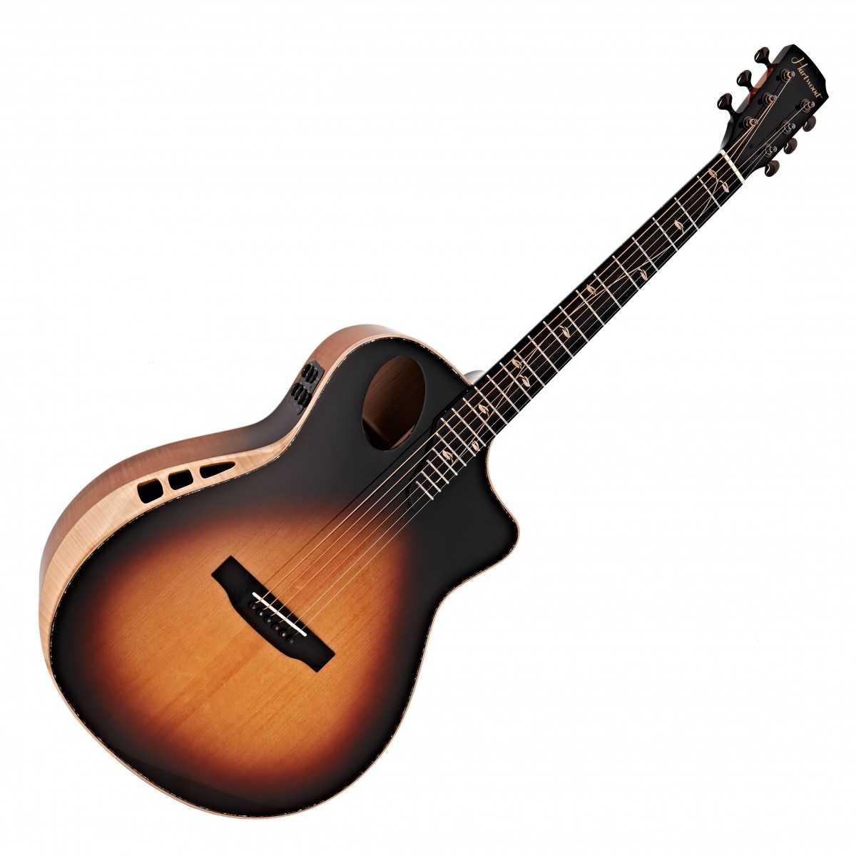 Hartwood Sonata-FX Thinline Electro-Acoustic Guitar, Sunburst In Stock