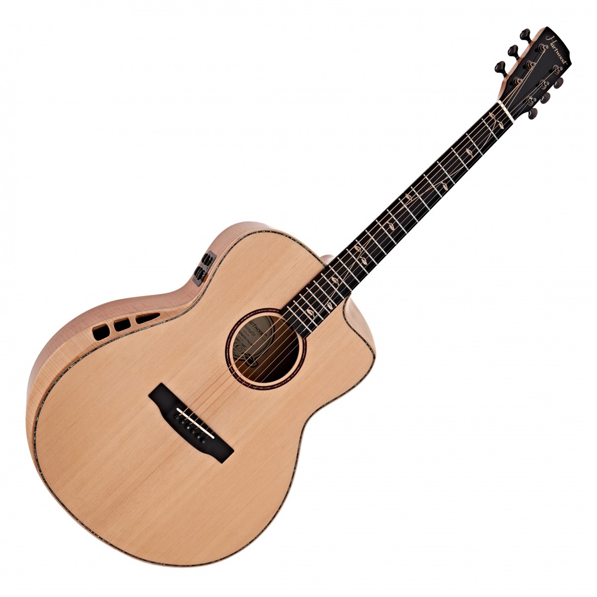 Hartwood Sonata-FX Jumbo Electro-Acoustic Guitar, Natural In Stock