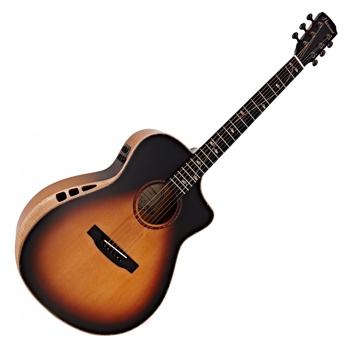Hartwood Sonata-FX Concert Electro-Acoustic Guitar, Sunburst In Stock