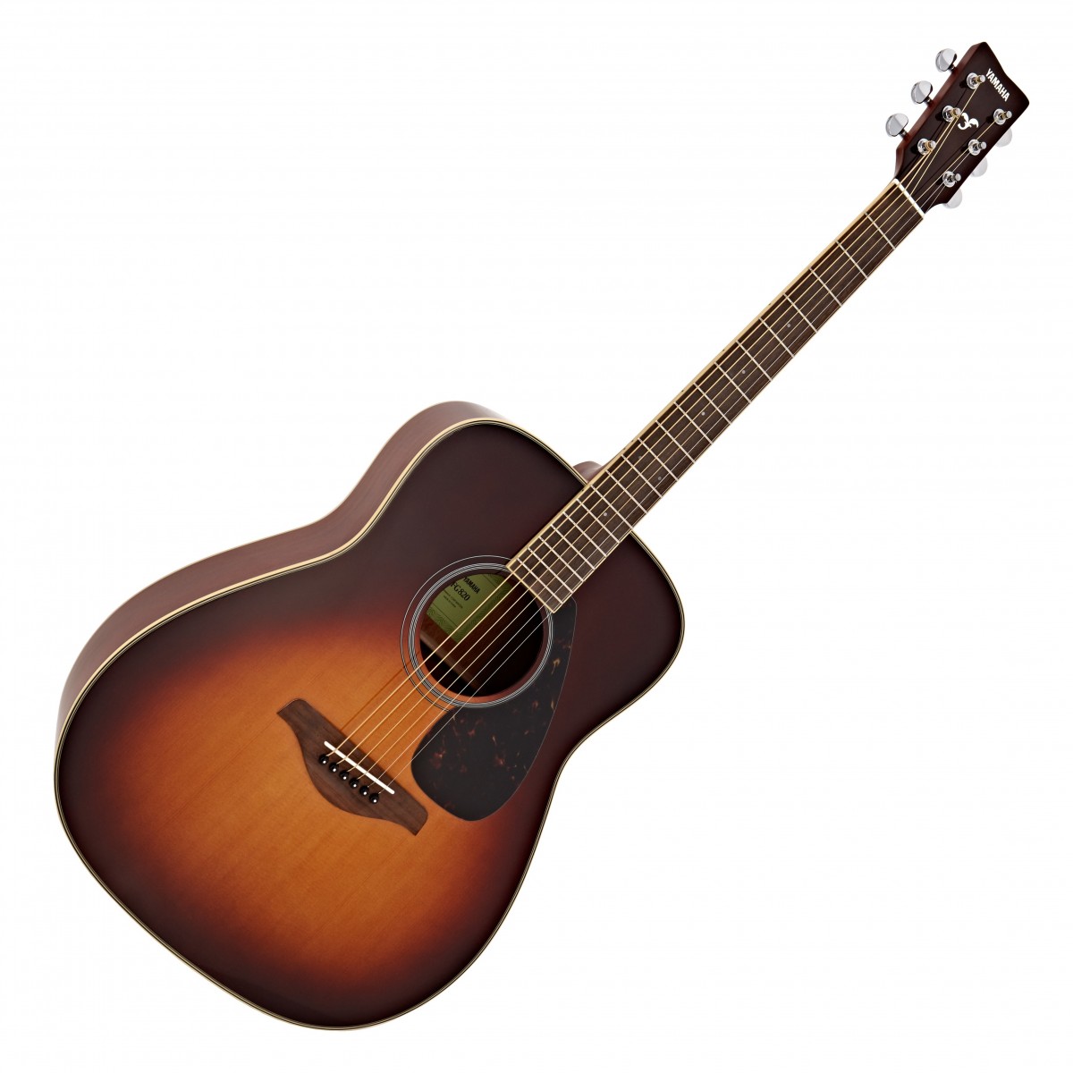 Yamaha FG820 II Acoustic, Brown Sunburst In Stock