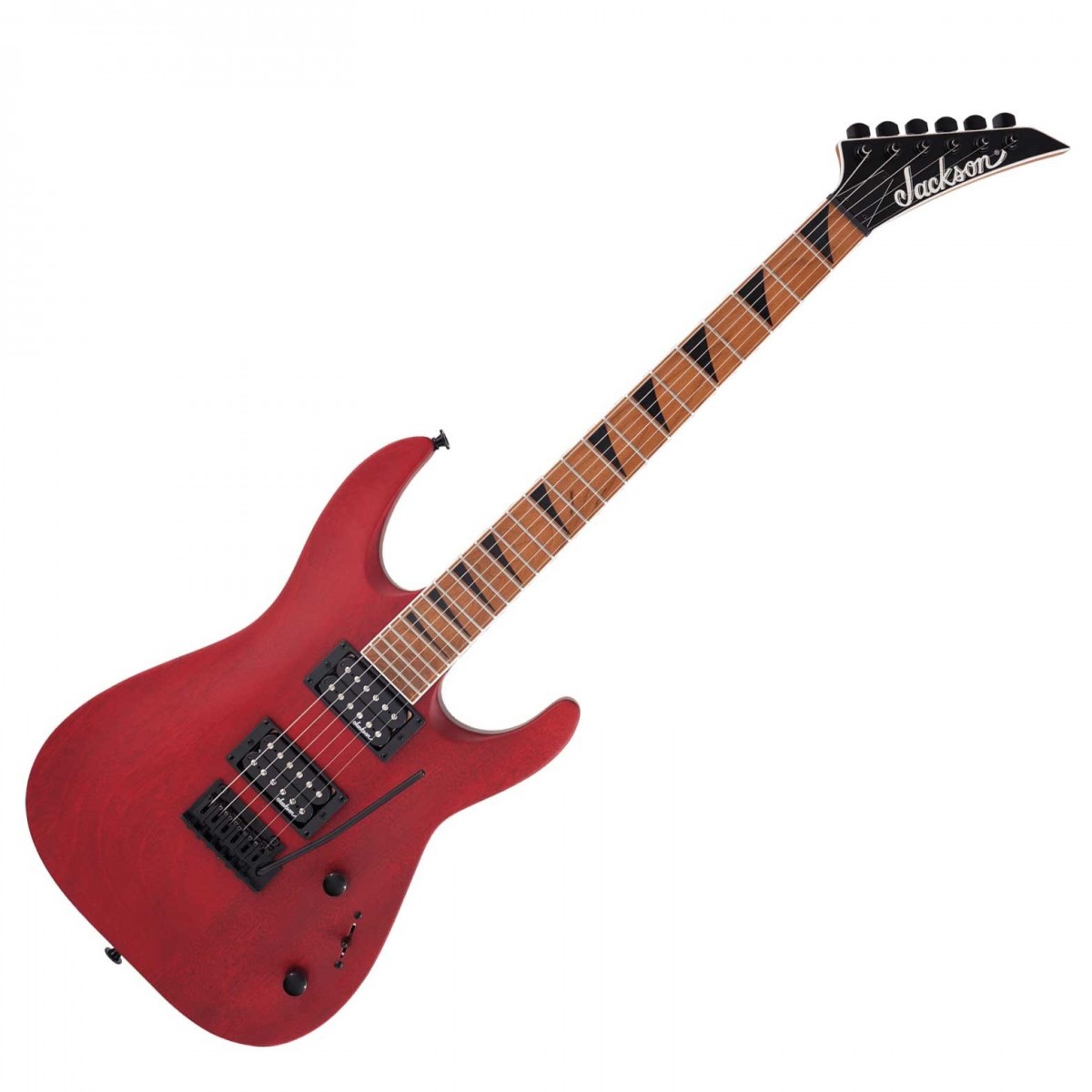 Jackson JS Series Dinky Arch Top JS24 DKAM, Red Stain In Stock