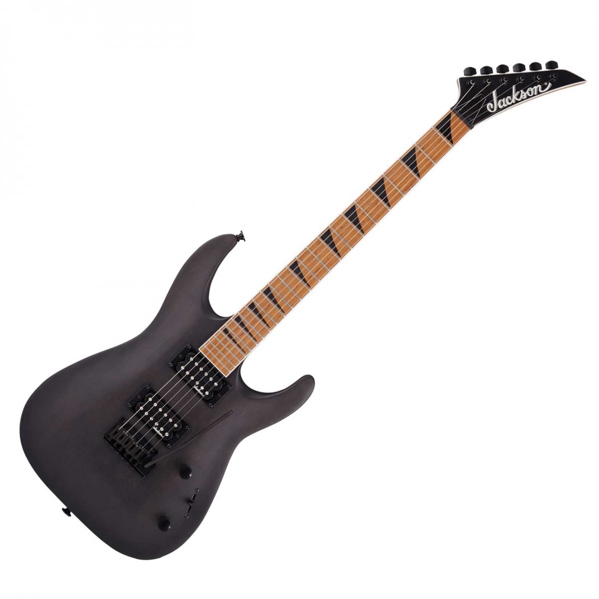 Jackson JS Series Dinky Arch Top JS24 DKAM, Black Stain In Stock
