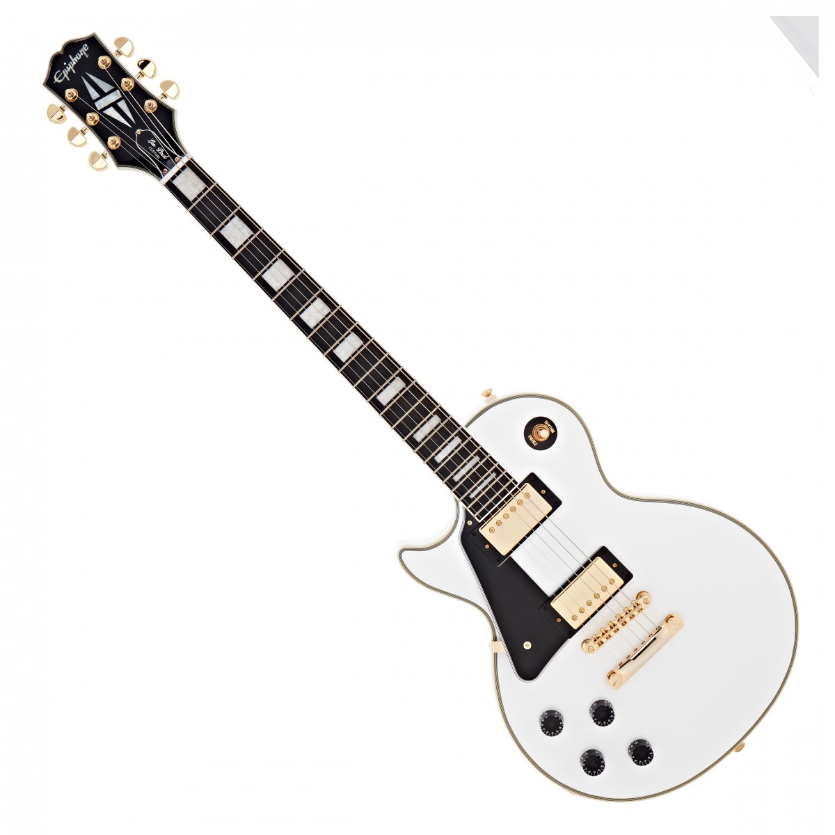 Epiphone Les Paul Custom Left-Handed, Alpine White In Stock