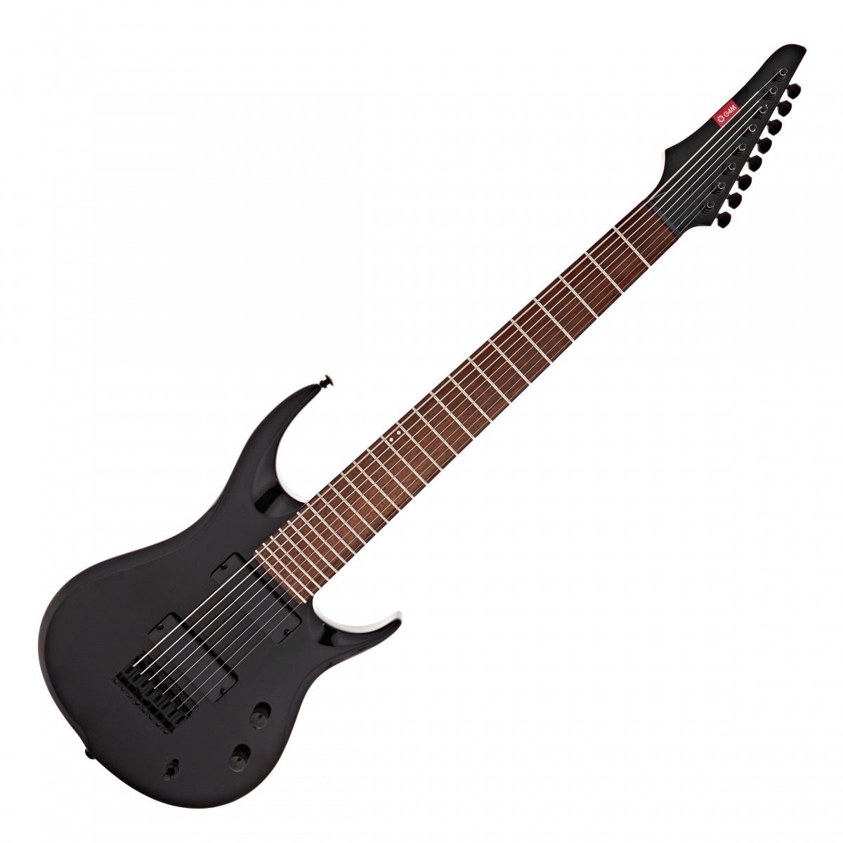G4M 529 Electric Guitar, 8-String, Jet Black In Stock
