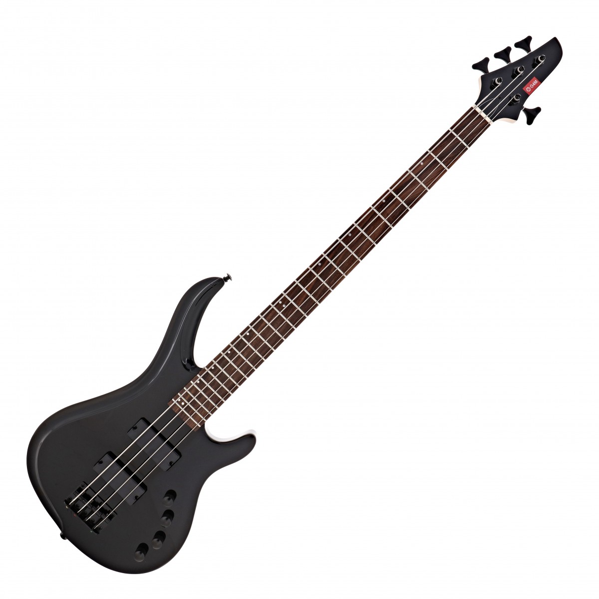 G4M 878 Bass Guitar, All Black In Stock