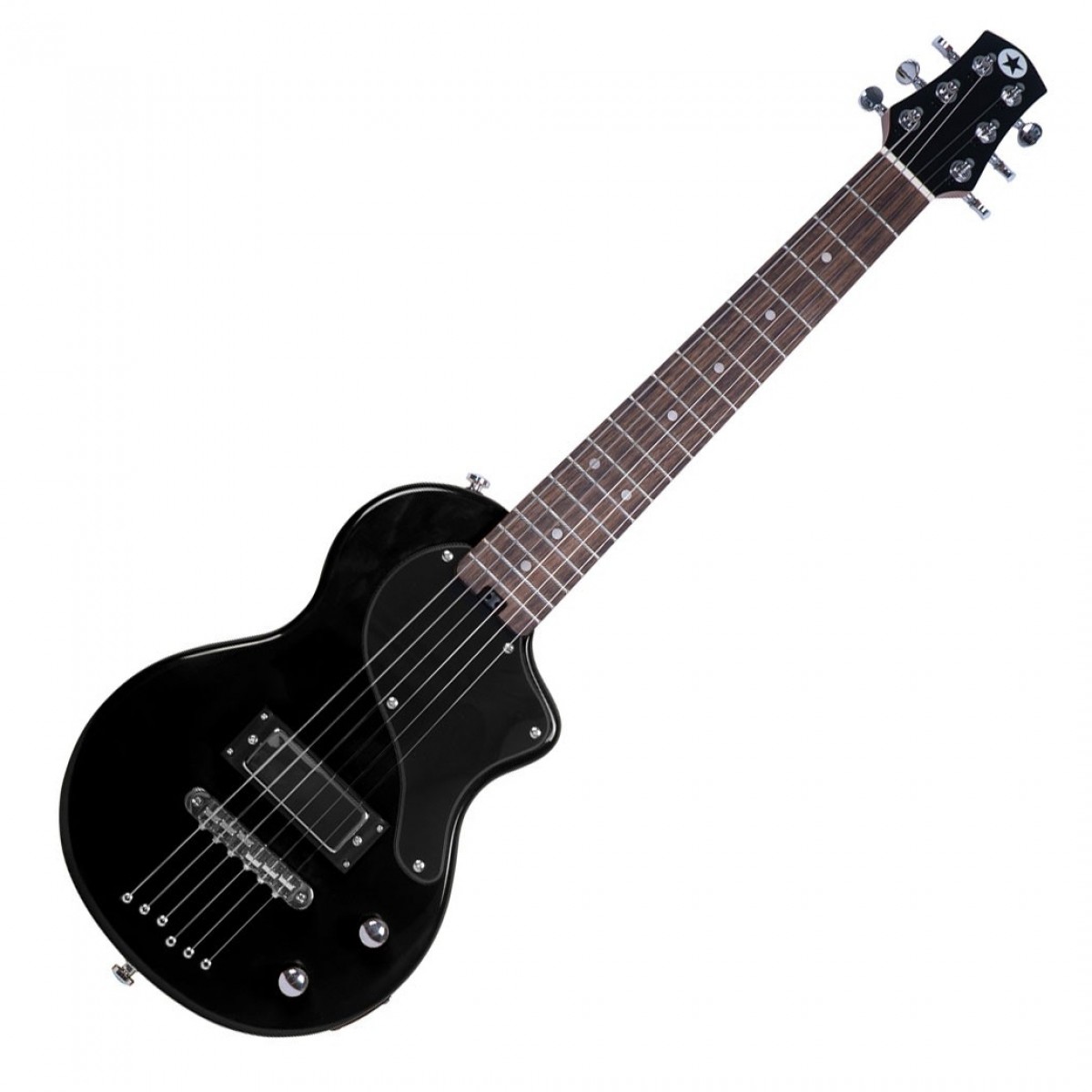 Blackstar Carry On Travel Guitar ST, Black In Stock