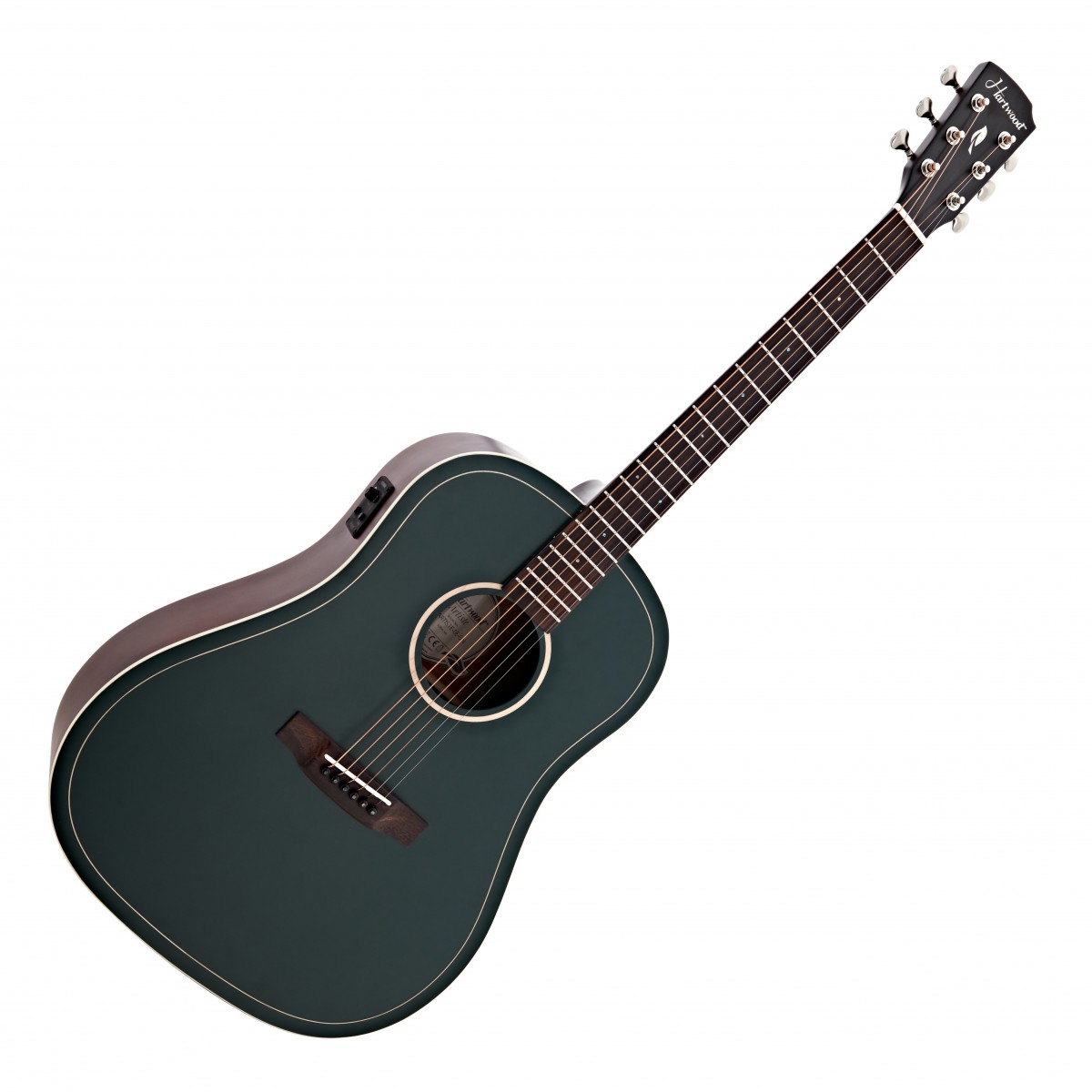Hartwood Artiste Dreadnought Electro Acoustic Guitar, Green In Stock