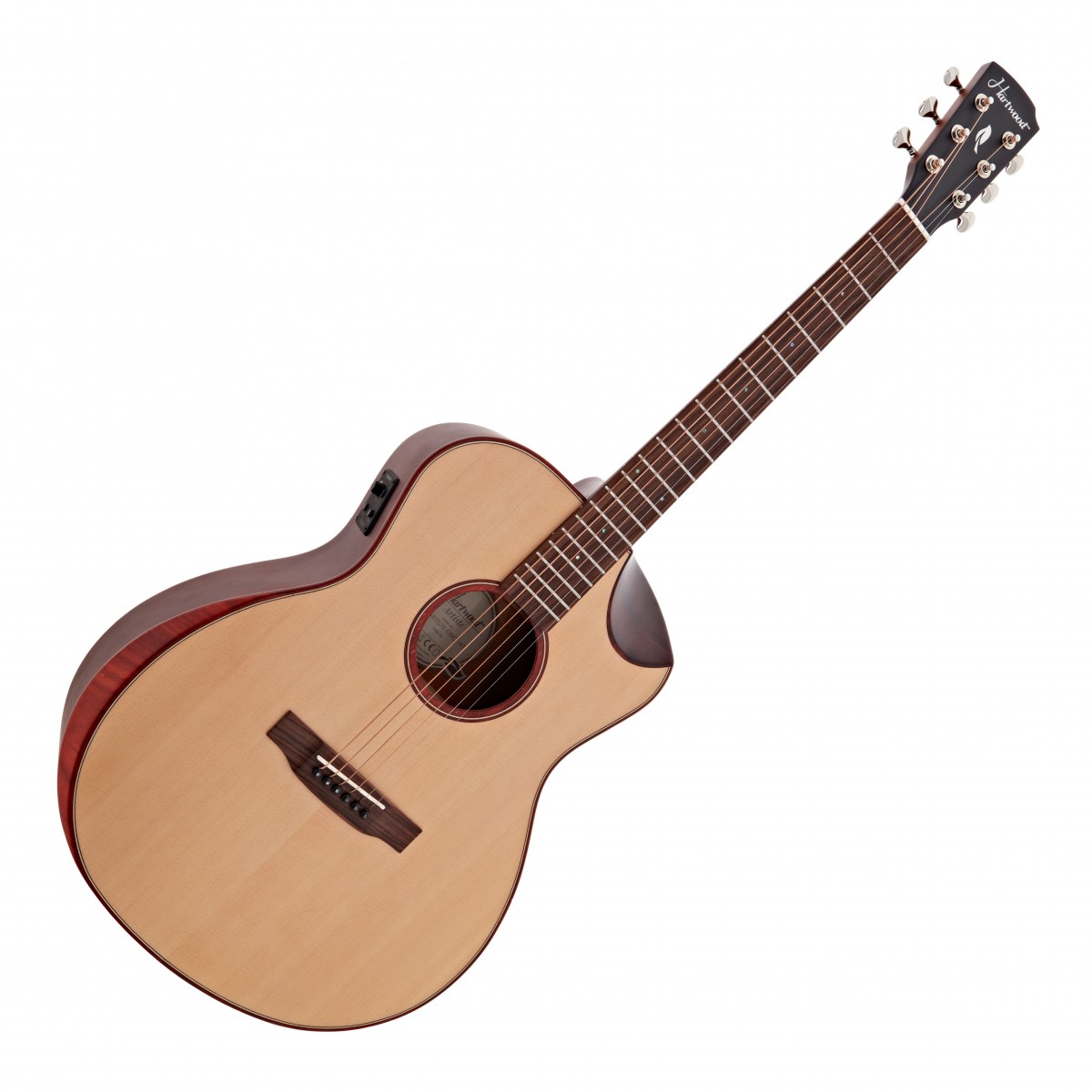 Hartwood Artiste Orchestra Model Electro Acoustic Guitar, Natural In Stock