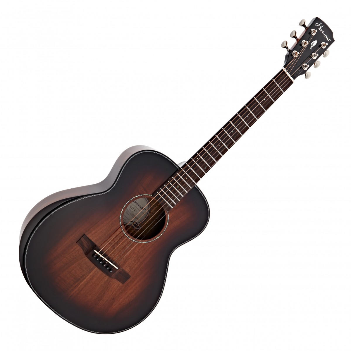Hartwood Artiste Travel Acoustic Guitar, Natural Koa In Stock