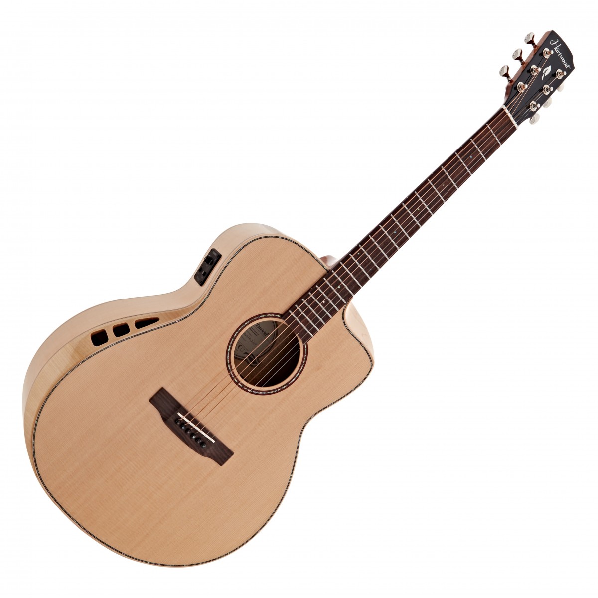 Hartwood Sonata Jumbo Electro Acoustic Guitar, Natural In Stock