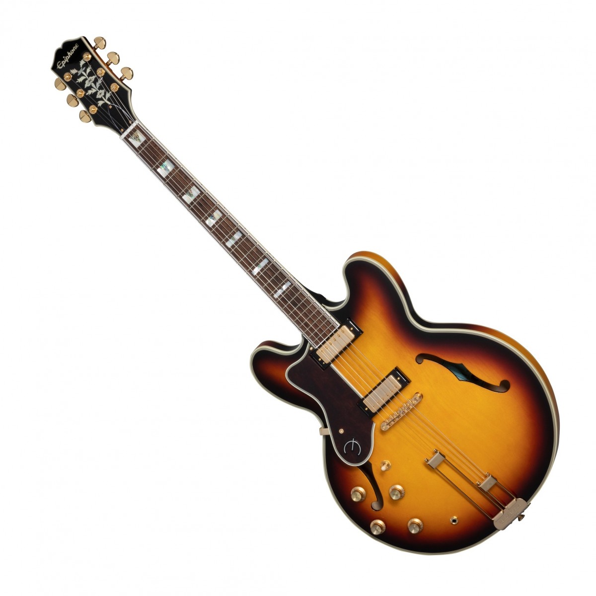 Epiphone Sheraton Frequensator Left-handed, Vintage Sunburst In Stock