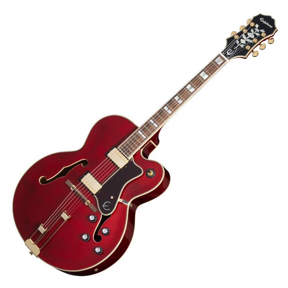 Epiphone Broadway, Wine Red In Stock