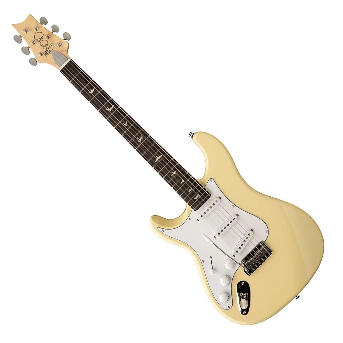 PRS SE Silver Sky Left Handed RW, Moon White In Stock