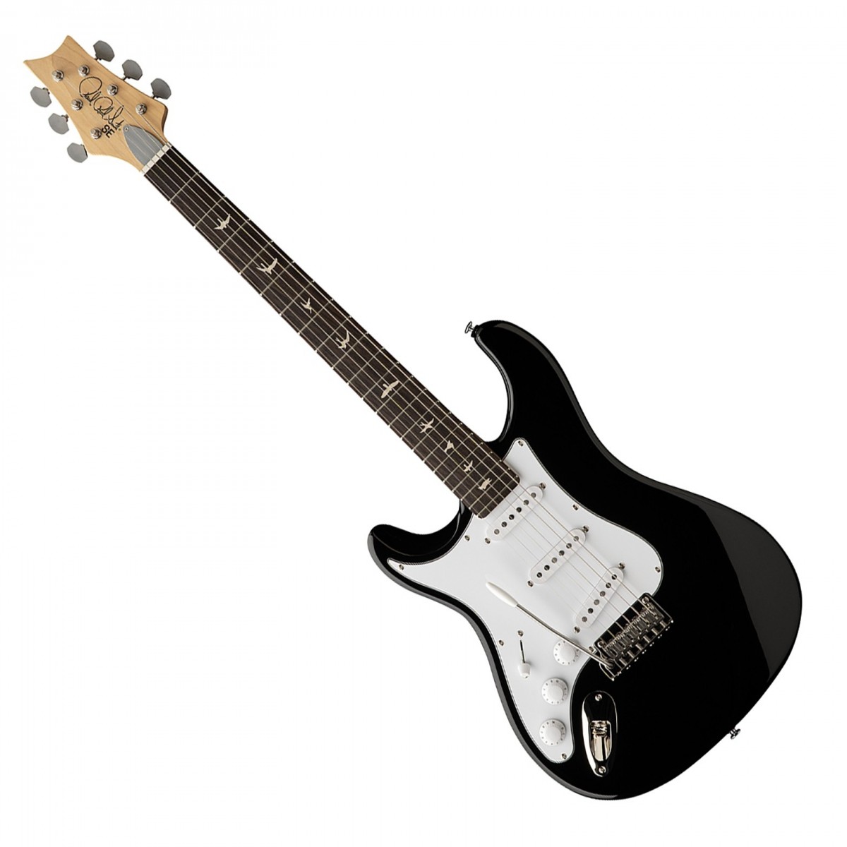 PRS SE Silver Sky Left Handed RW, Piano Black In Stock