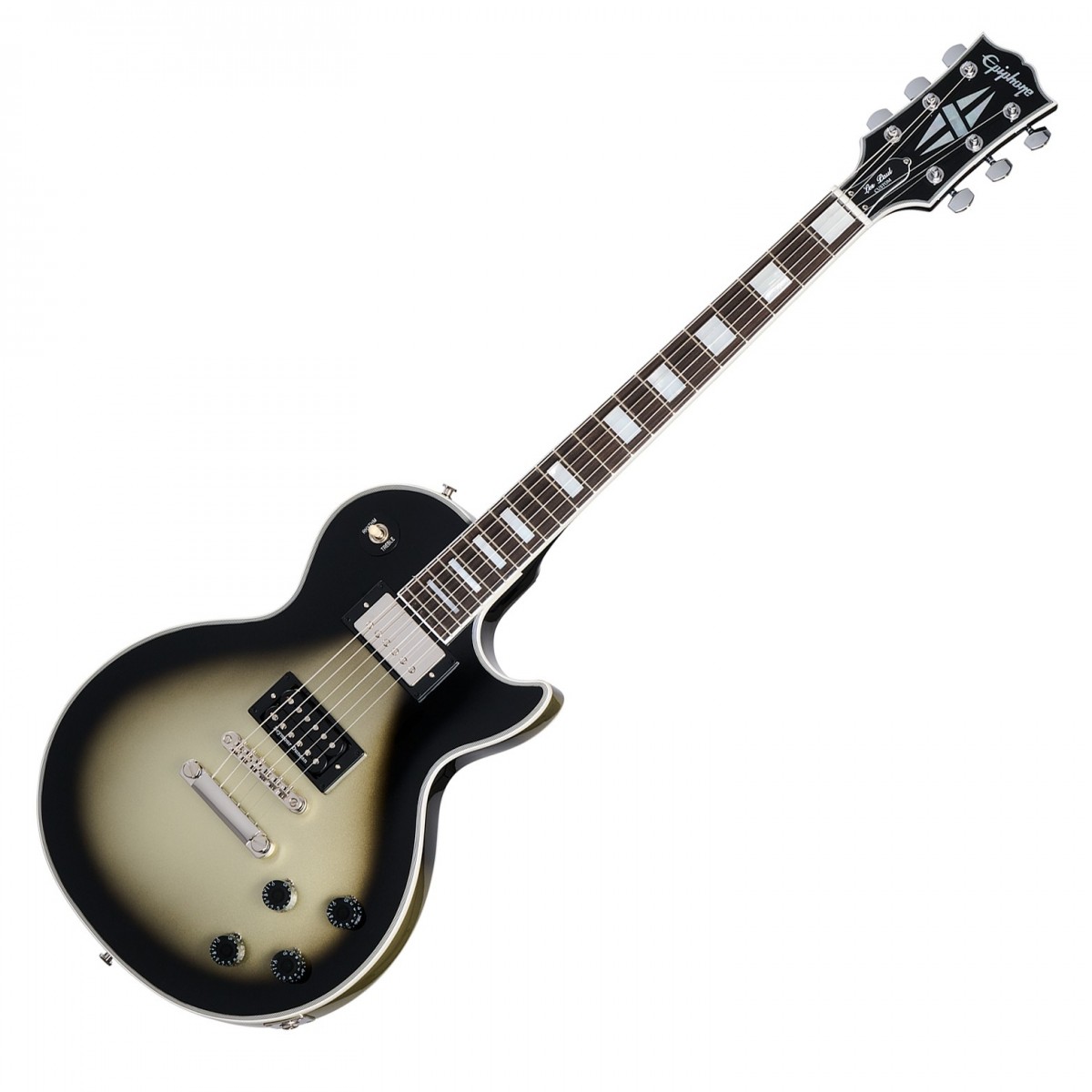 Epiphone Adam Jones 1979 Les Paul Custom, Antique Silverburst In Stock