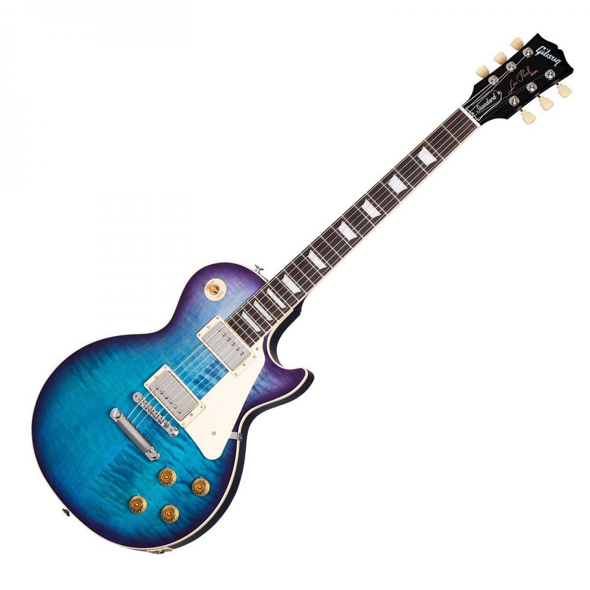 Gibson Les Paul Standard 50s Figured Top, Blueberry Burst In Stock