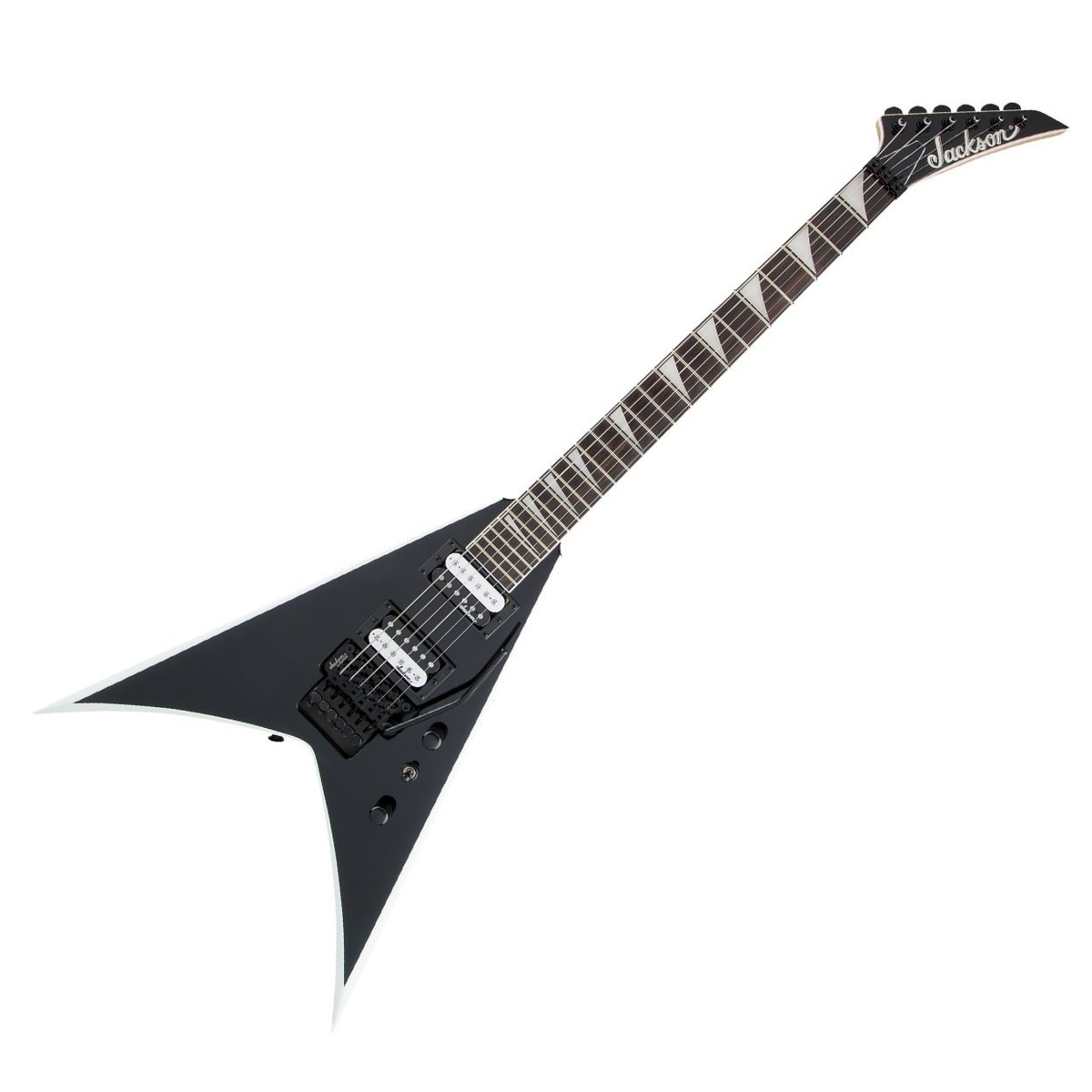 Jackson JS Series King V JS32, Black with White Bevels In Stock