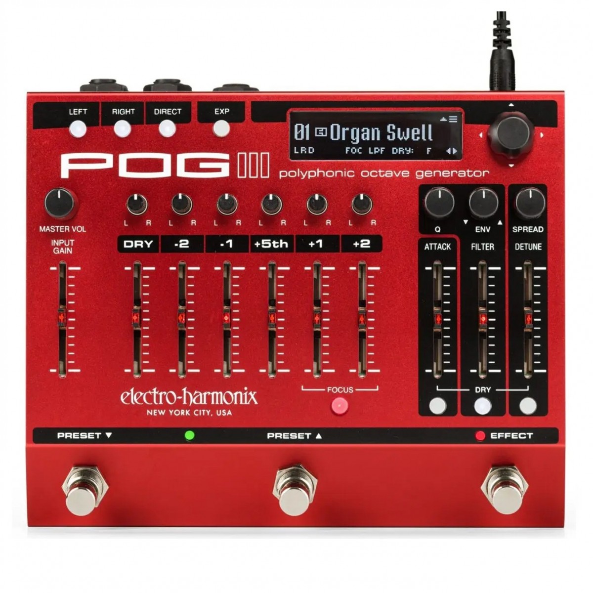 Electro Harmonix POG3 Polyphonic Octave Generator In Stock