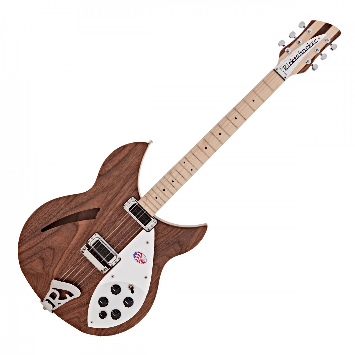 Rickenbacker 330 Semi Hollow, Walnut In Stock