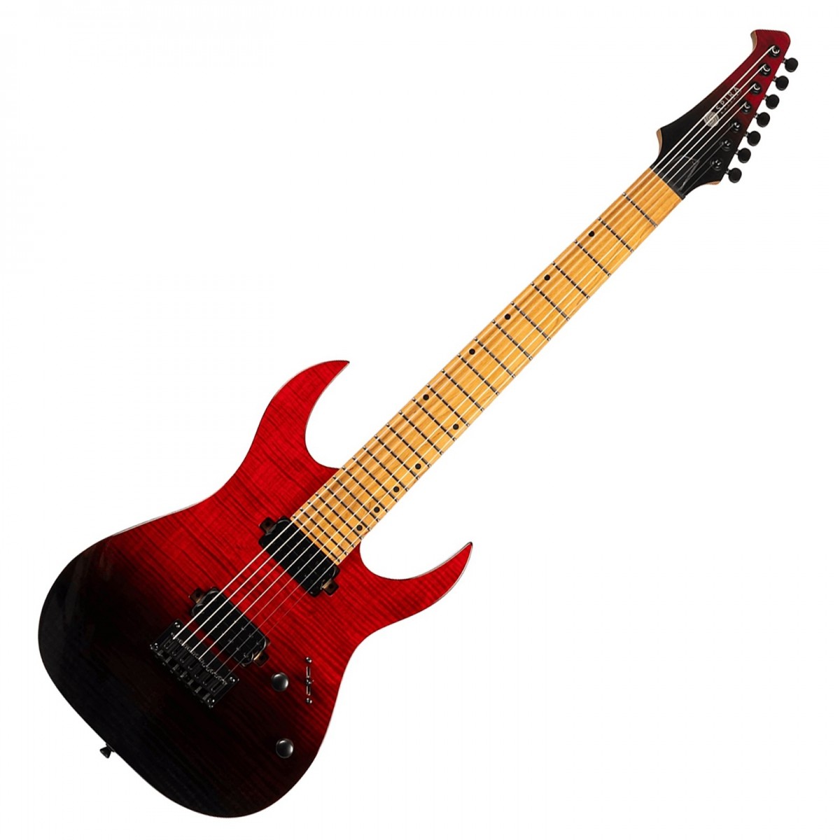 Spira Guitars S-457 TRD Flame Maple, Gloss Trans Red In Stock