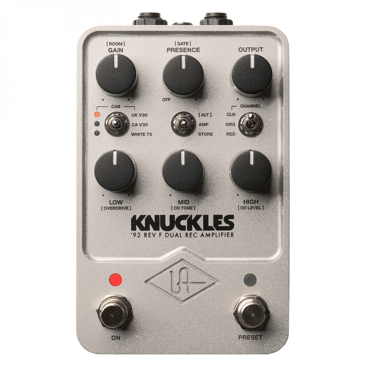 Universal Audio Knuckles '92 Rev F Dual Rec Amplifier Pedal In Stock