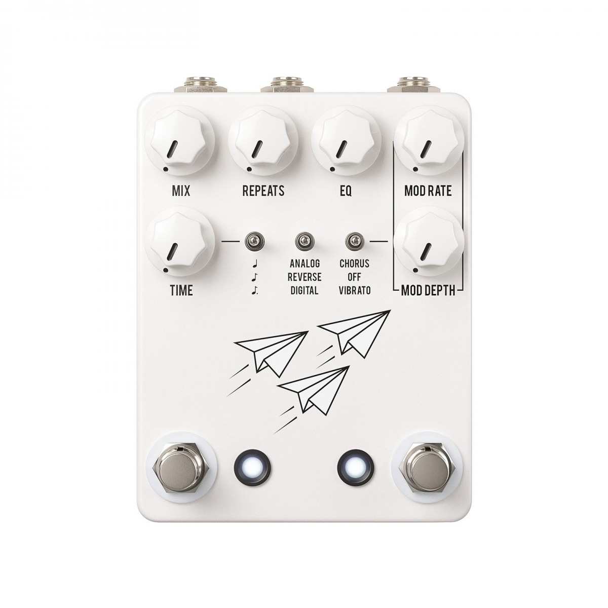 JHS Pedals Flight Delay, White In Stock