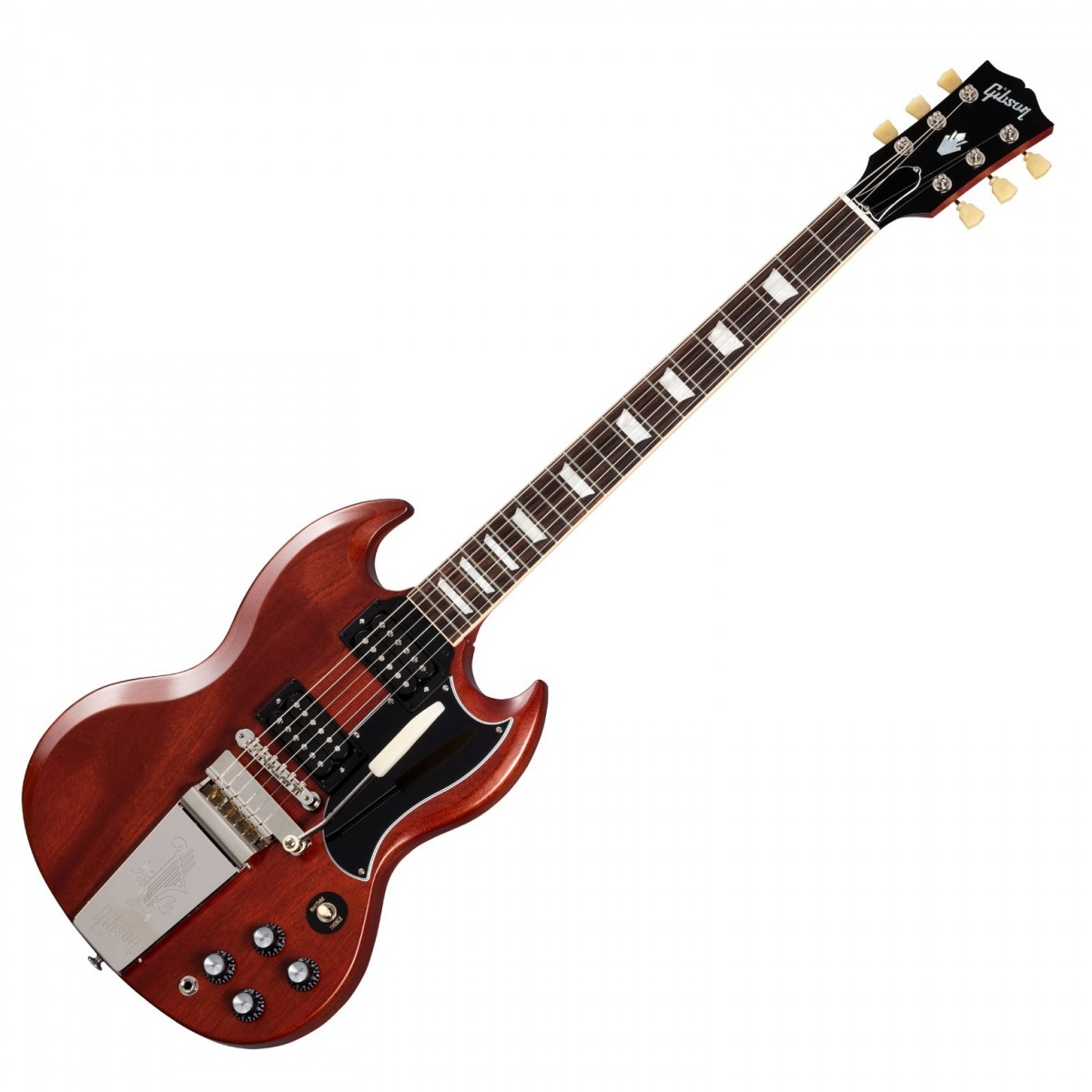Gibson SG Standard Faded 61 Maestro Vibrola, Vintage Cherry In Stock - Image 1
