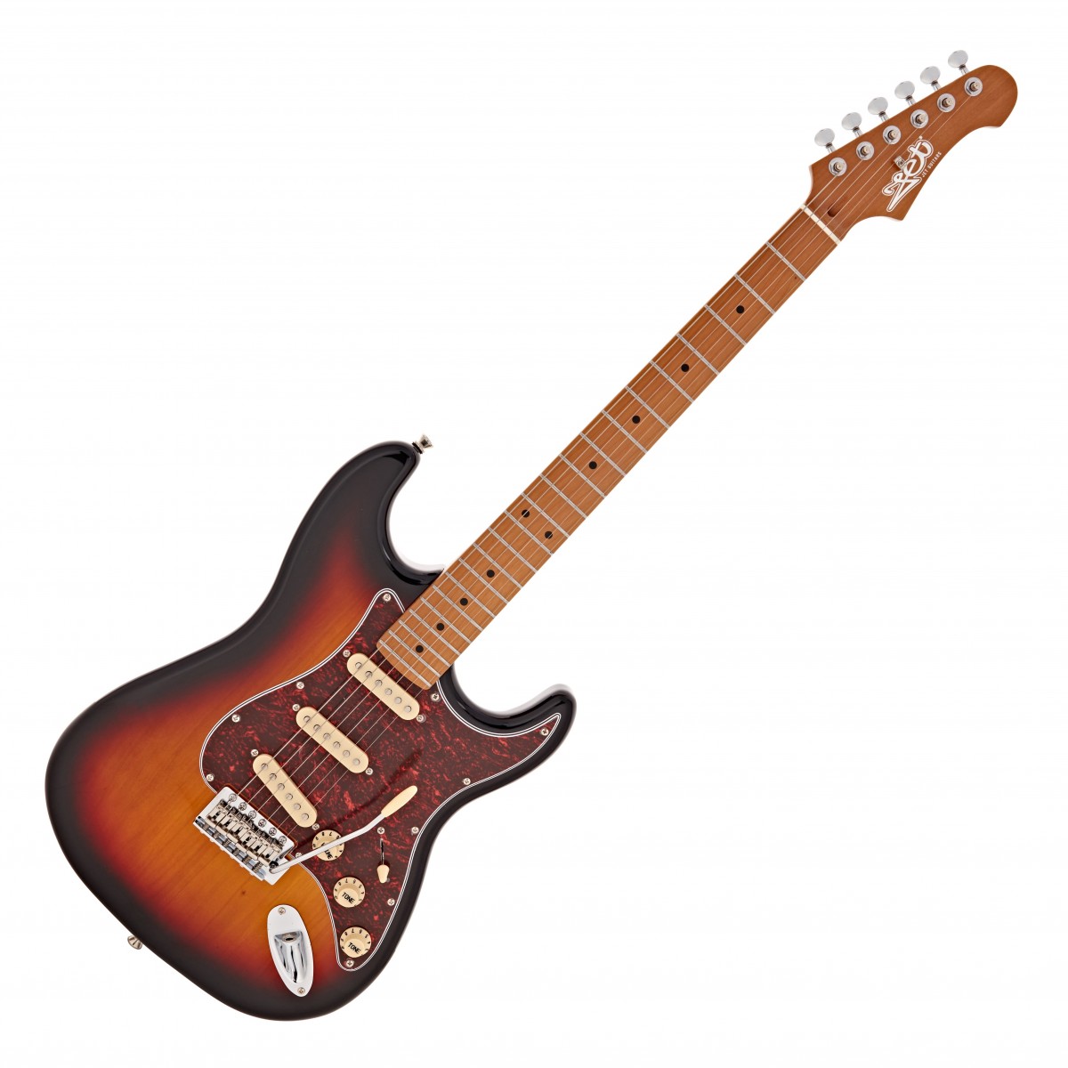 JET Guitars JS-300 Roasted Maple, Sunburst In Stock