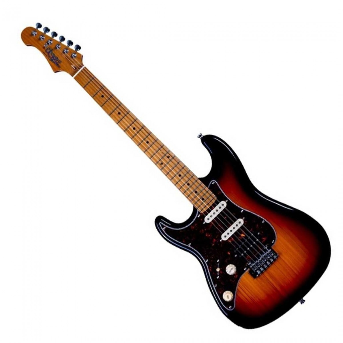 JET Guitars JS-400 Roasted Maple Left Handed, Sunburst In Stock
