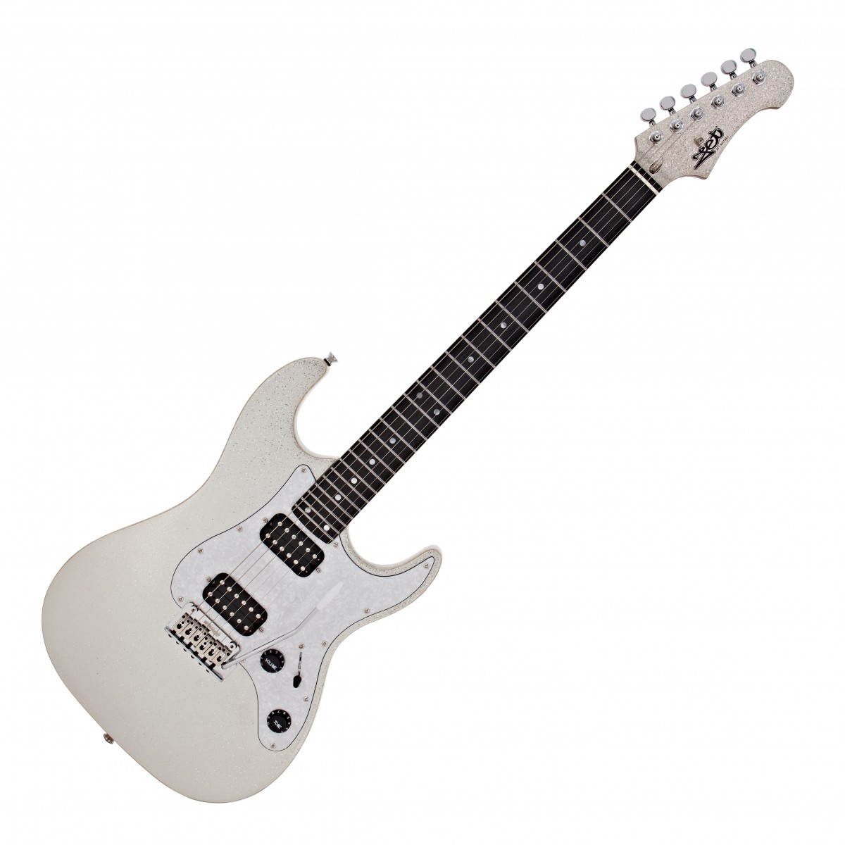 JET Guitars JS-500 Ebony, Silver Sparkle In Stock
