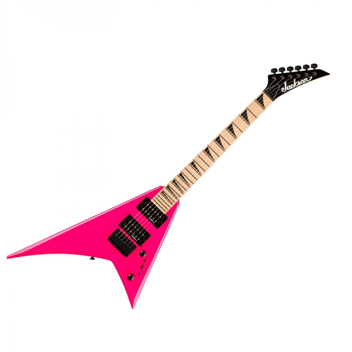 Jackson JS Series Rhoads Minion JS1X, Maple Fingerboard, Neon Pink In Stock