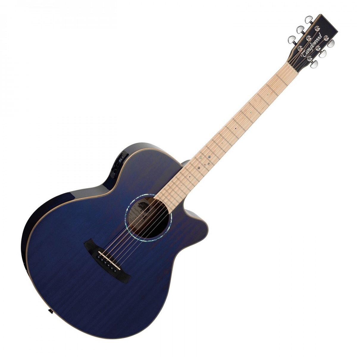 Tanglewood TW4CEBLA Winterleaf Super Folk, Blue Gloss In Stock