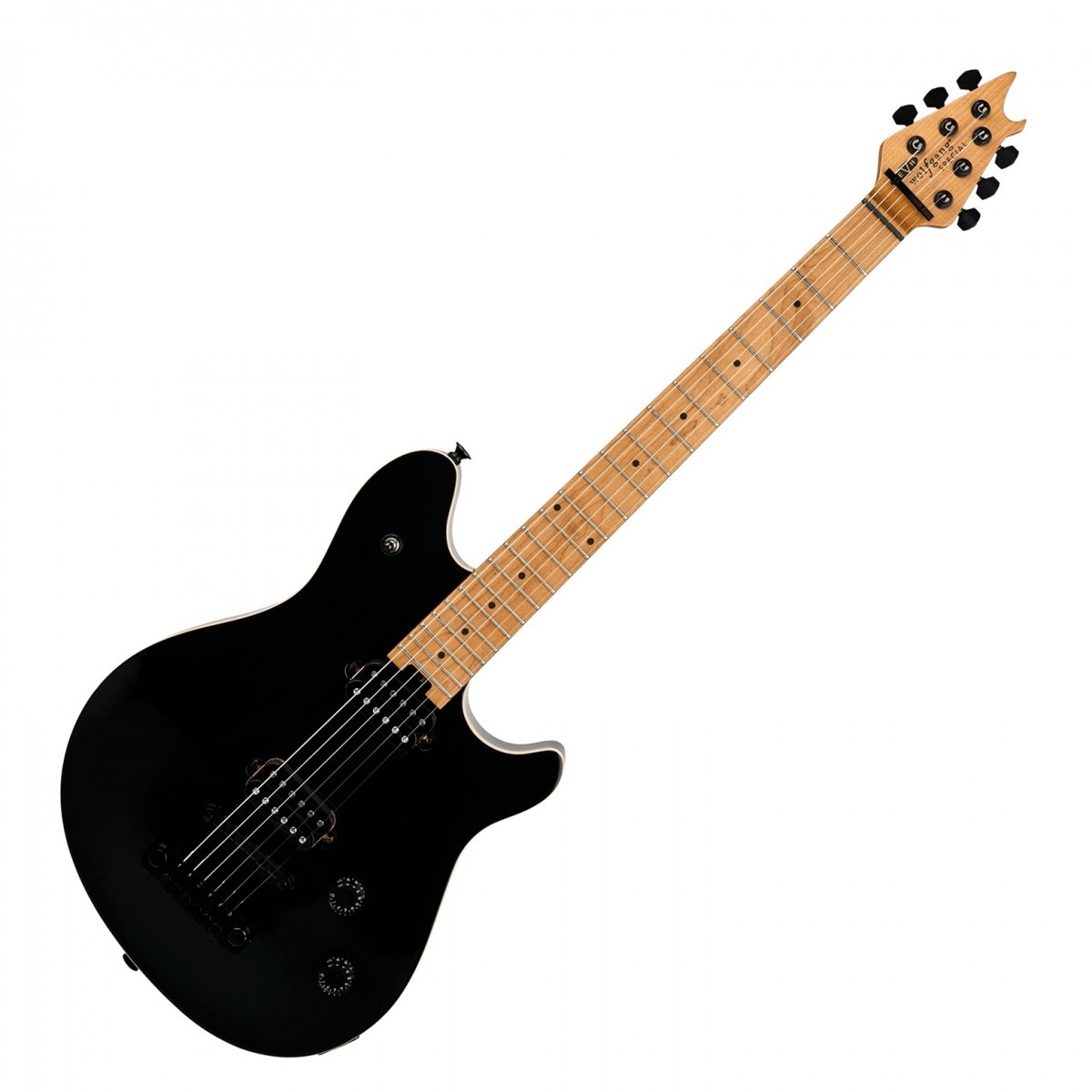 EVH Wolfgang Special TOM, Baked Maple Fingerboard, Gloss Black In Stock