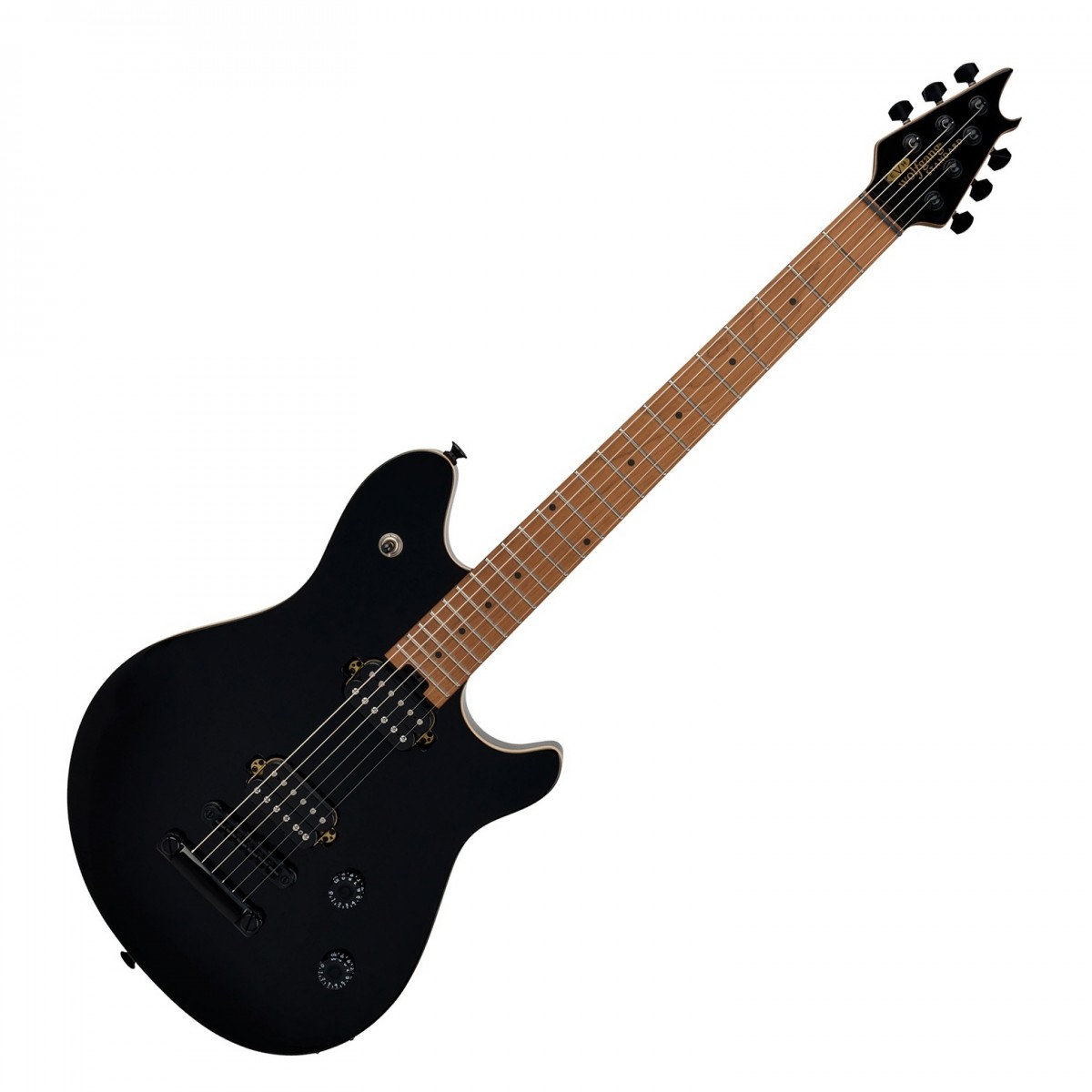 EVH Wolfgang Standard T.O.M., Baked Maple Fingerboard, Gloss Black In Stock