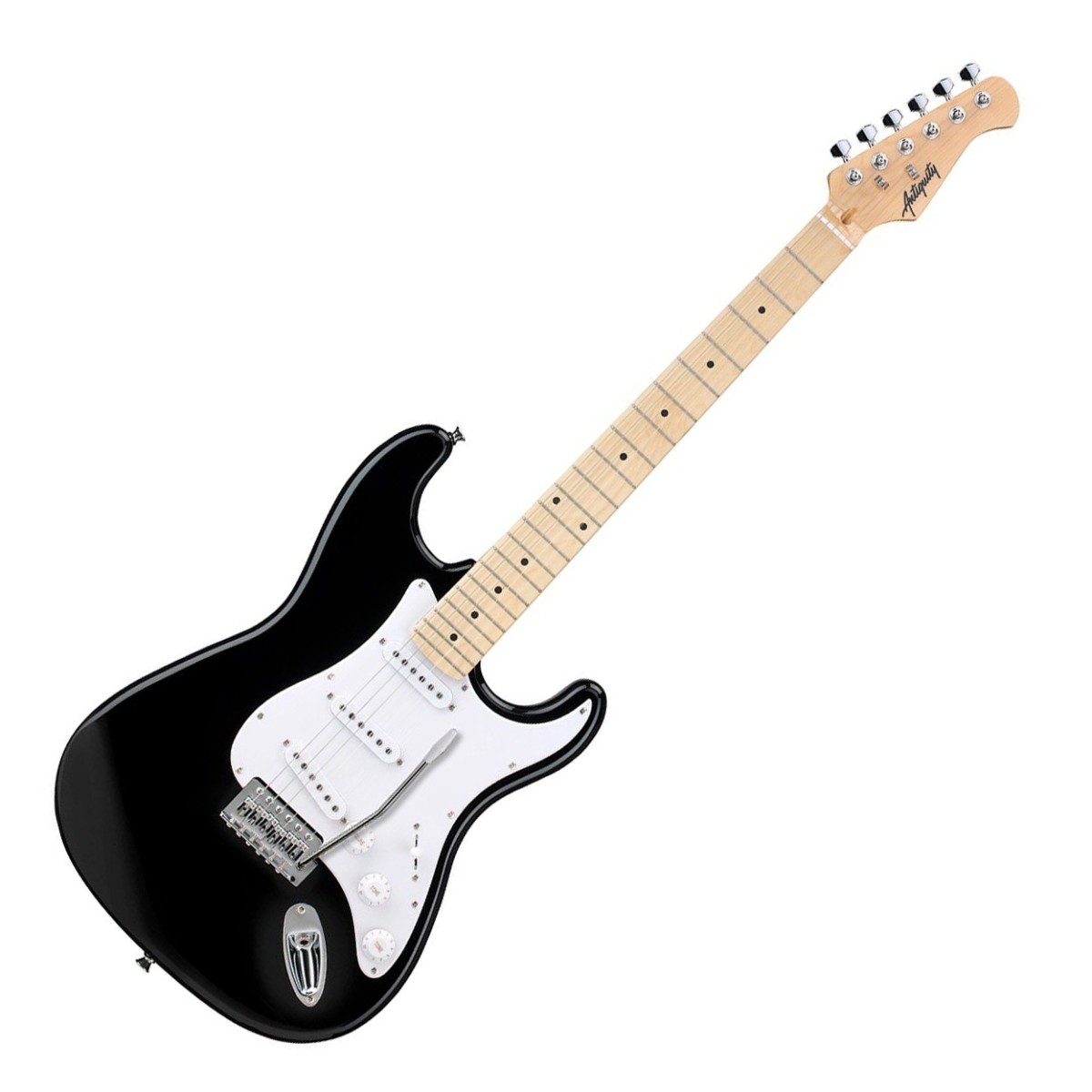 Antiquity ST1 Electric Guitar, Black In Stock