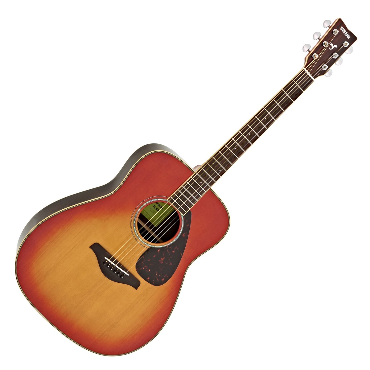 Yamaha FG830 Acoustic, Autumn Burst In Stock