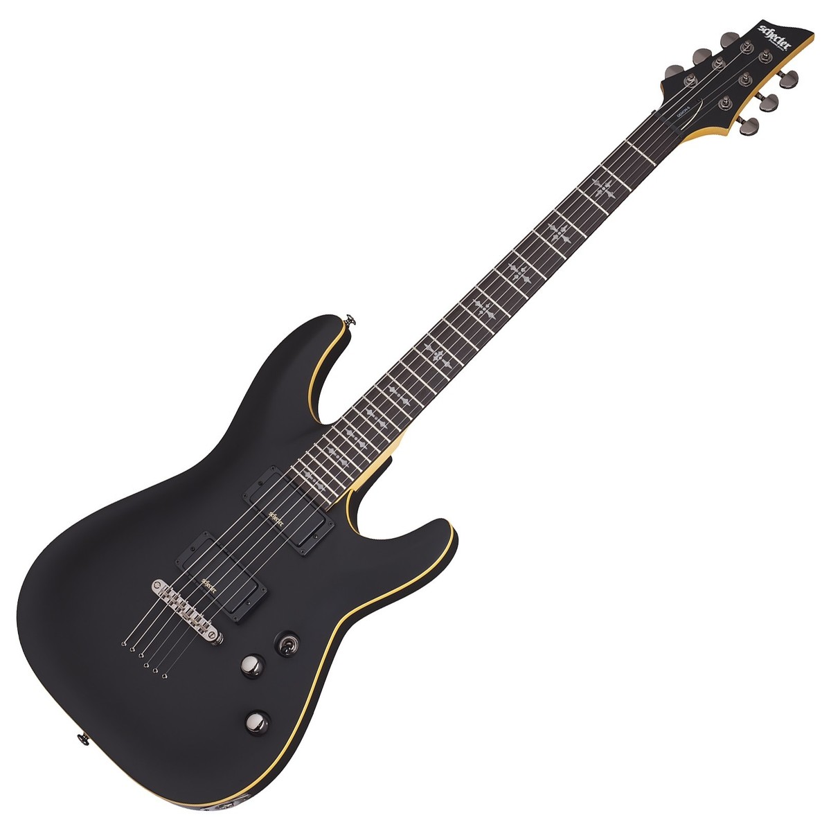 Schecter Demon-6, Aged Black Satin In Stock
