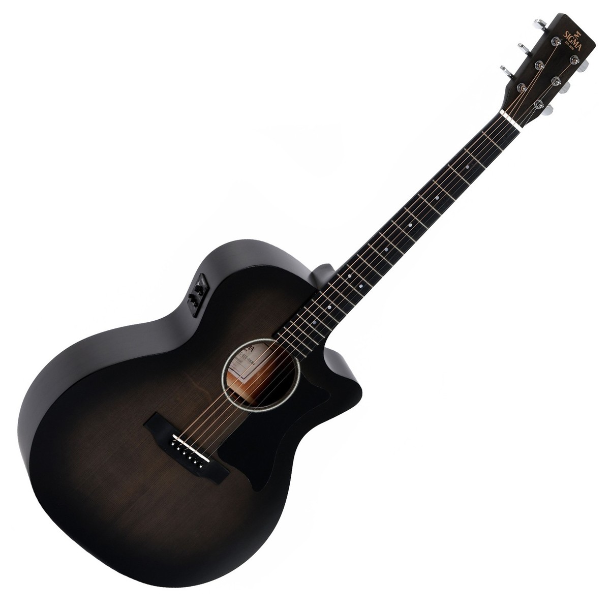Sigma GMC-STE-BKB Electro Acoustic, Blackburst In Stock