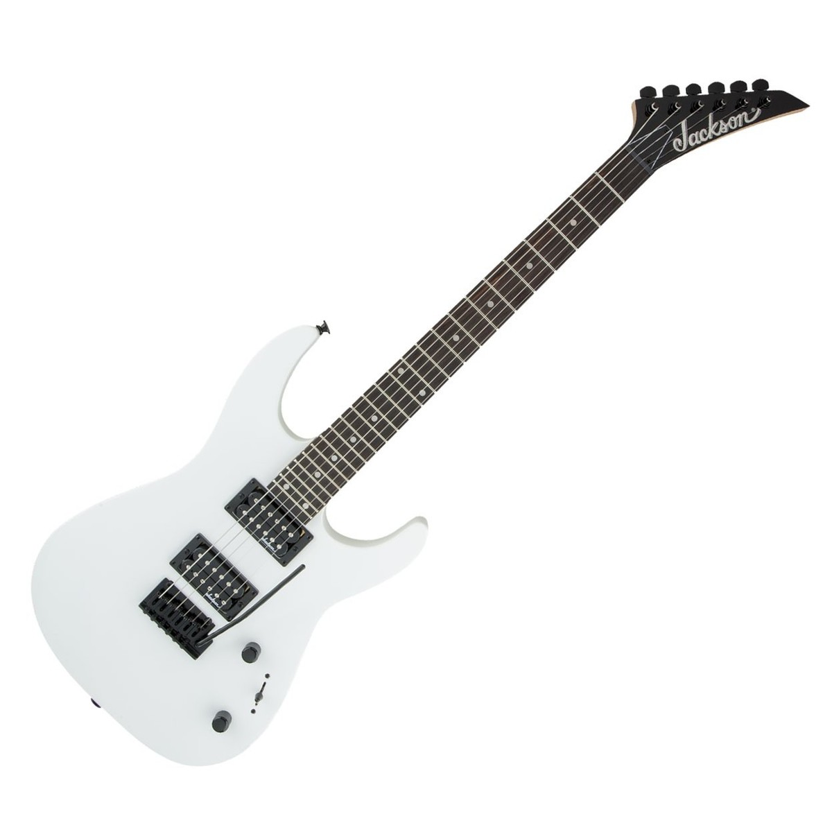 Jackson JS Series Dinky JS12, Amaranth Fingerboard, Snow White In Stock