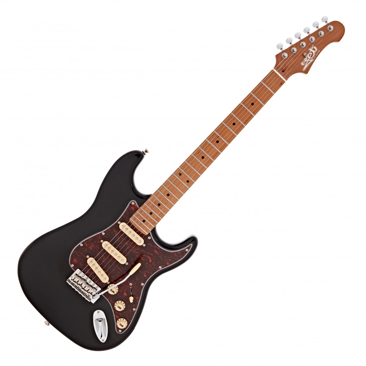 JET Guitars JS-300 Roasted Maple, Black In Stock