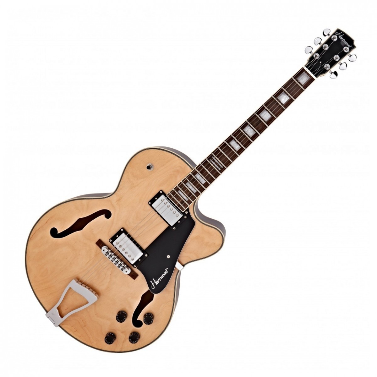 Hartwood Novella Hollowbody Guitar, Natural In Stock