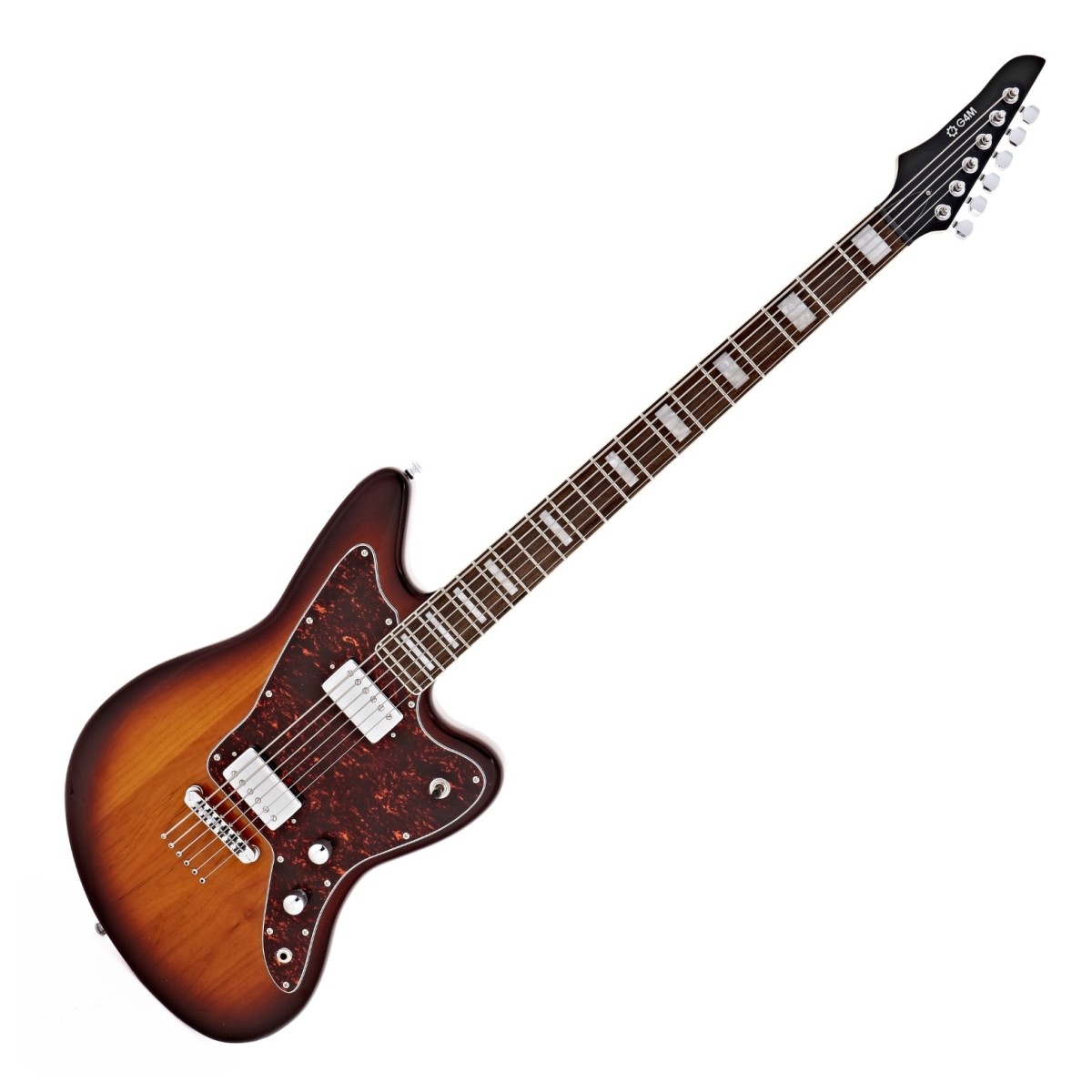 G4M 638 Baritone Electric Guitar, Tobacco Sunburst In Stock