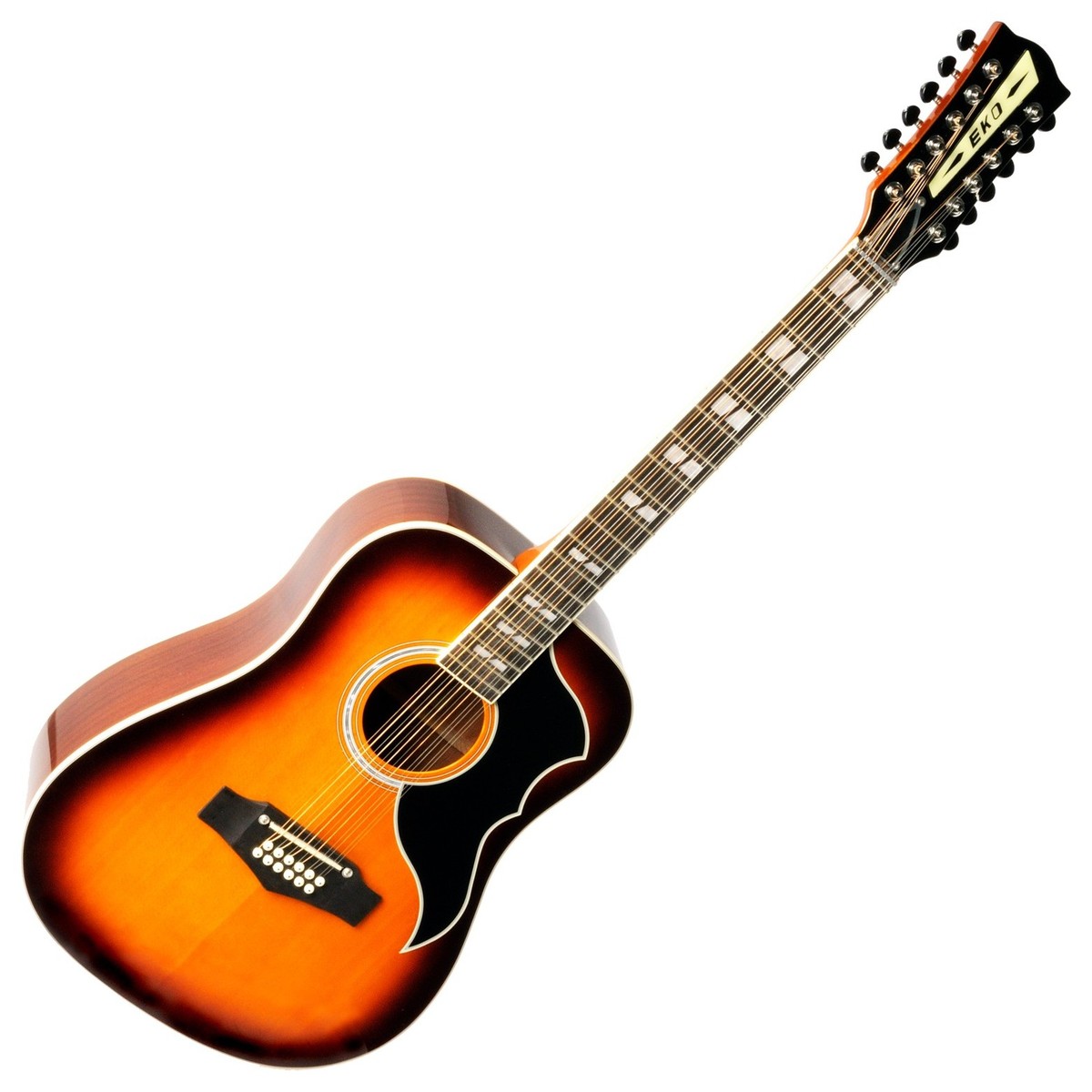 Eko Ranger XII VR 12-String Acoustic, Honey Burst In Stock