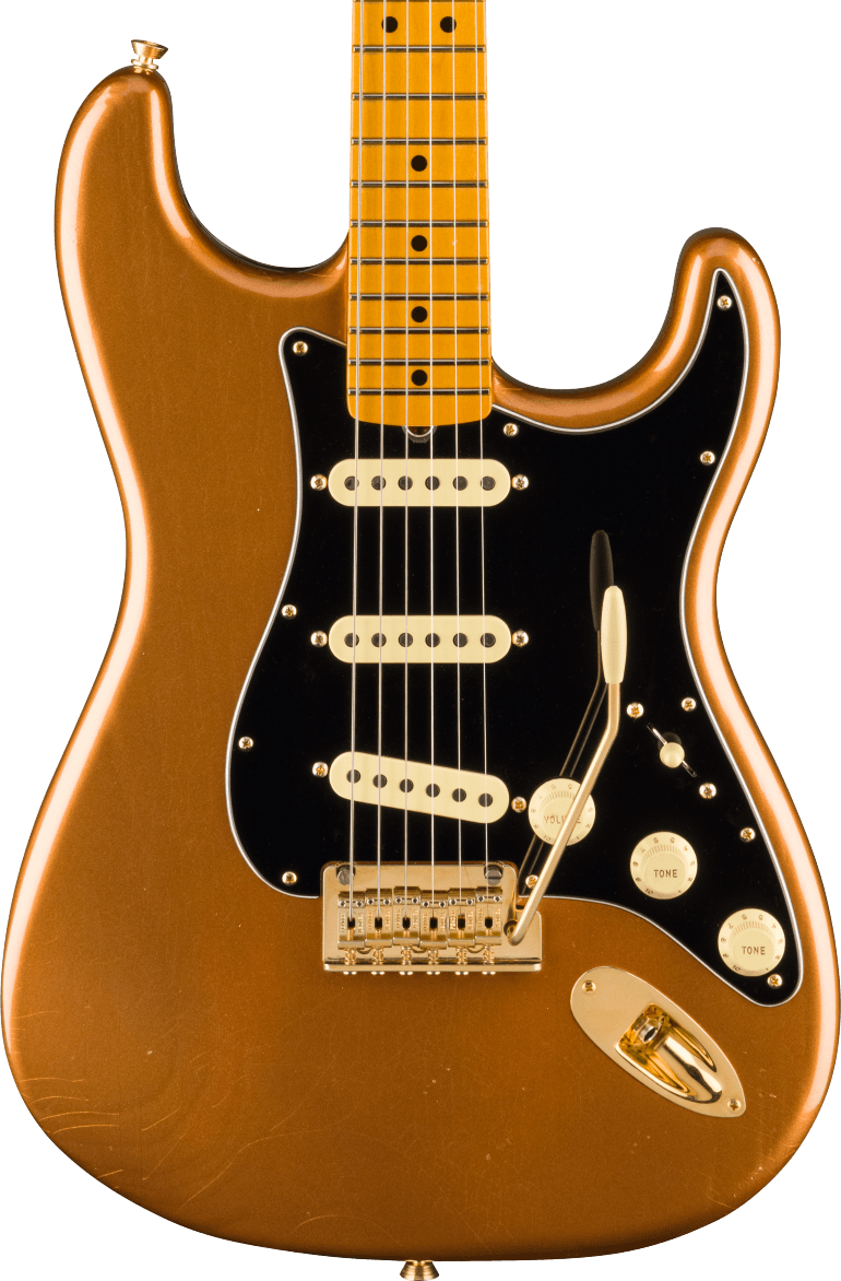 Fender Bruno Mars Signature Stratocaster Electric Guitar in Mars Mocha in stock